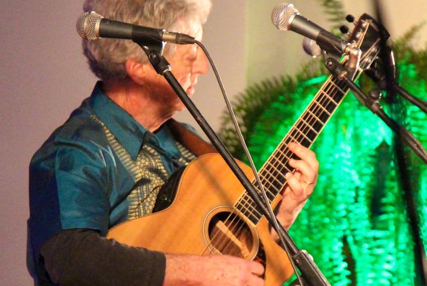 Scott MacMillan was one of the artists who shared their talents during a Celebration of Life, remembering Jack and Judy O'Donnell through story and song, Sunday evening (Dec. 2) at St. Ninian's Cathedral in Antigonish. Corey LeBlanc