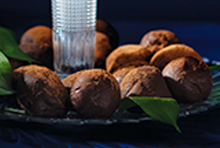 Chocolate and Spiced Rum Truffles