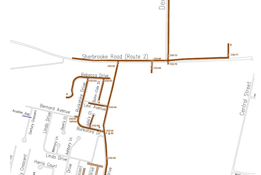 The indicated streets in Summerside will be affected by an urgent, planned power outage on Sept. 3.