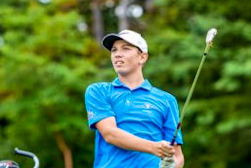 Owen Mullen of Shortts Lake won this year's Nova Scotia junior boys' golf championship.