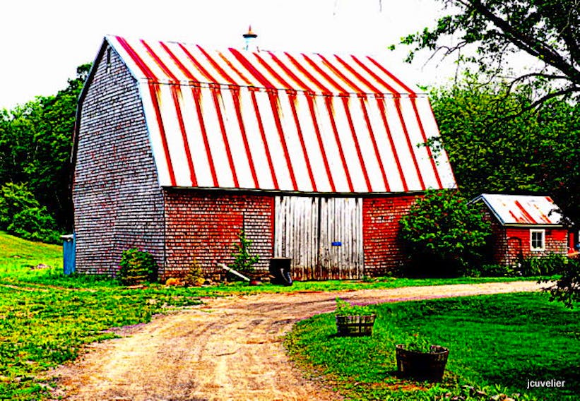 Jim Culvelier took this photograph of a barn near Ellers House along Hwy #1.