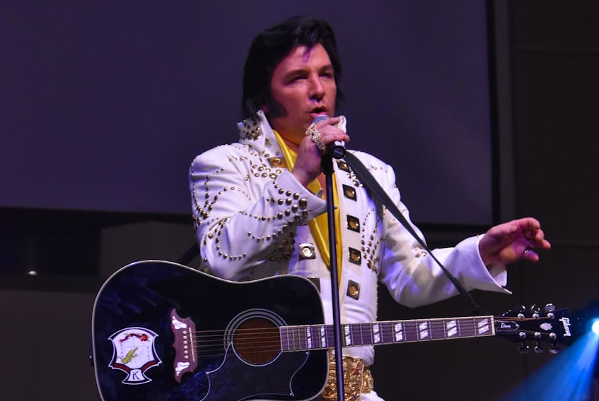 Thane Dunne, Elvis Presley impersonator, is raising funds for SPCAs in Newfoundland and Labrador. PHOTO COURTESY OF JEFF CHASE PHOTOGRAPHY.