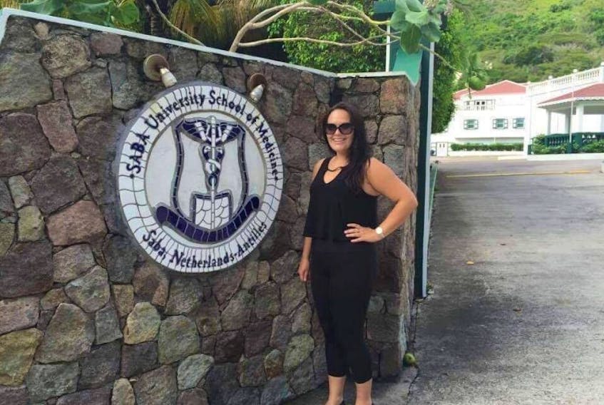 Katie Strong of Lethbridge is currently a student at the Saba University School of Medicine on Saba.