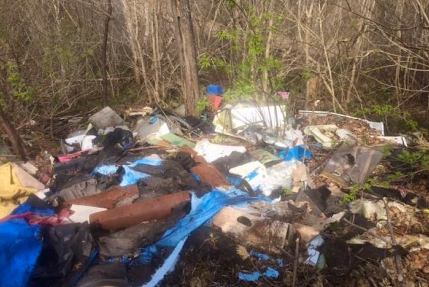 The local service district says that illegal dumping is a problem in George's Brook Milton.