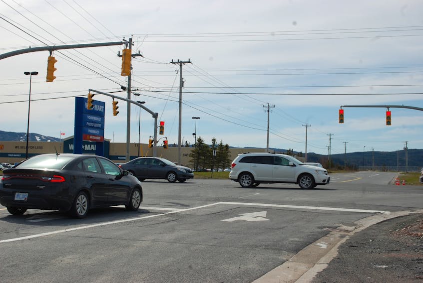 The Shoal Harbour Drive intersection has received some complaints about traffic flow lately.