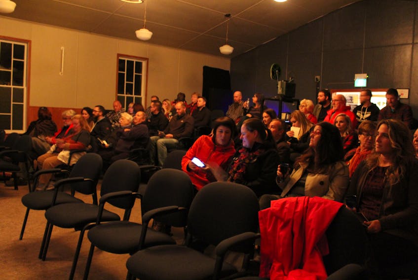 An audience of around 50 attended Friday evening's festival.