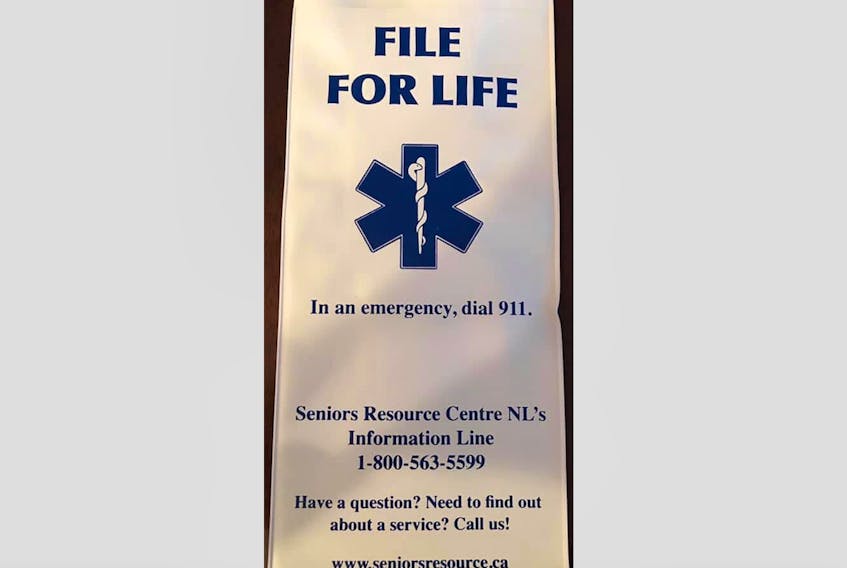 A File for Life information session will take place Thursday, Feb. 28, 2-4 p.m. at the Bill Davis Chalet, 44 Tilleys Rd., Clarenville