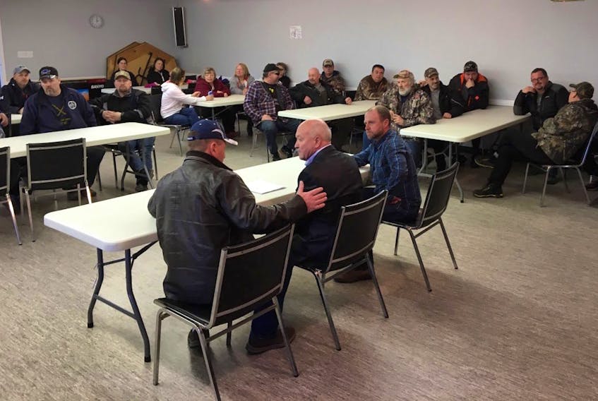 The meeting saw a large number of license holders in the Bonavista Peninsula area attend at the Princeton Fire Hall on Wednesday, March 27.