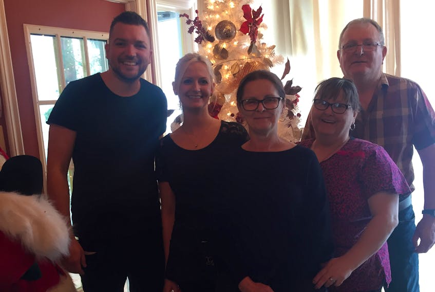 Management and staff of the Galley Restaurant are hosting a complimentary turkey dinner on Christmas Day. Pictured are staff members Nick Bursey, Jessica Durdle, Jeanette Strong (manager), Lily Vivian and Terry Chatman.