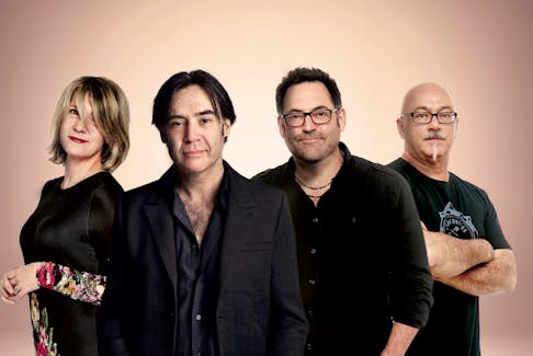 The Crash Test Dummies are coming to the deCoste Performance Arts Centre in Pictou. From left are: Ellen Reid, Brad Roberts, Dan Roberts and Mitch Dorge.