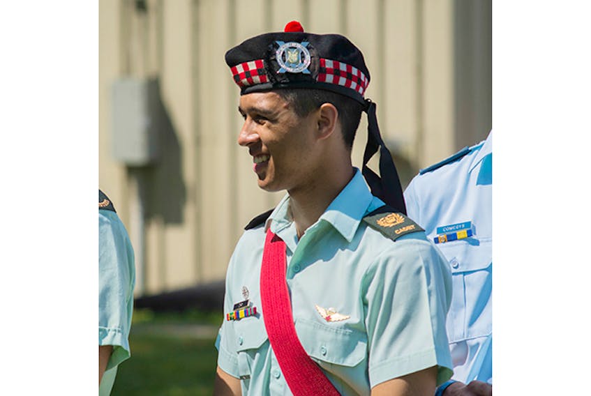 New Glasgow cadet Aaron Day.