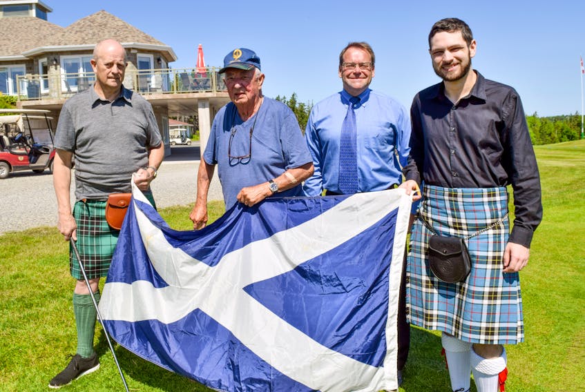 The annual kilted golf tournament, a part of Festival of the Tartans activities July 18-20, will take place on July 17 at Glen Lovat Golf Course on Frasers Mountain.