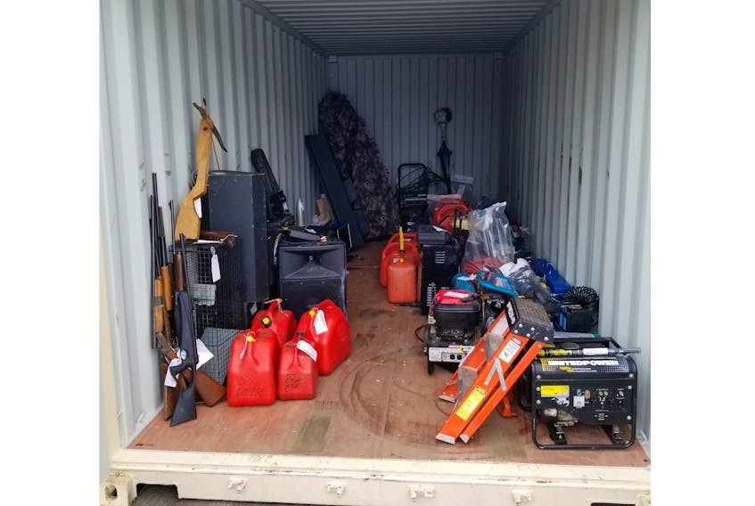 This stolen property was recovered by Pictou County RCMP officers.