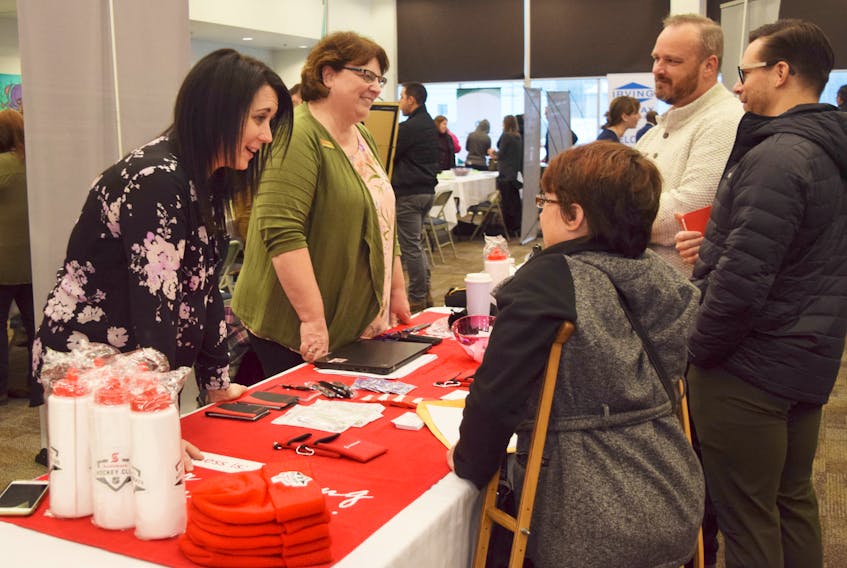 About 30 employers held a job fair all day Nov. 21 at the Pictou County Wellness Centre.