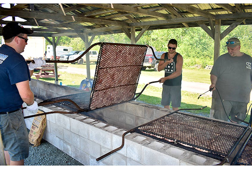 For the 52nd year, the annual pork chop barbecue is being held at the Scotsburn fire hall.