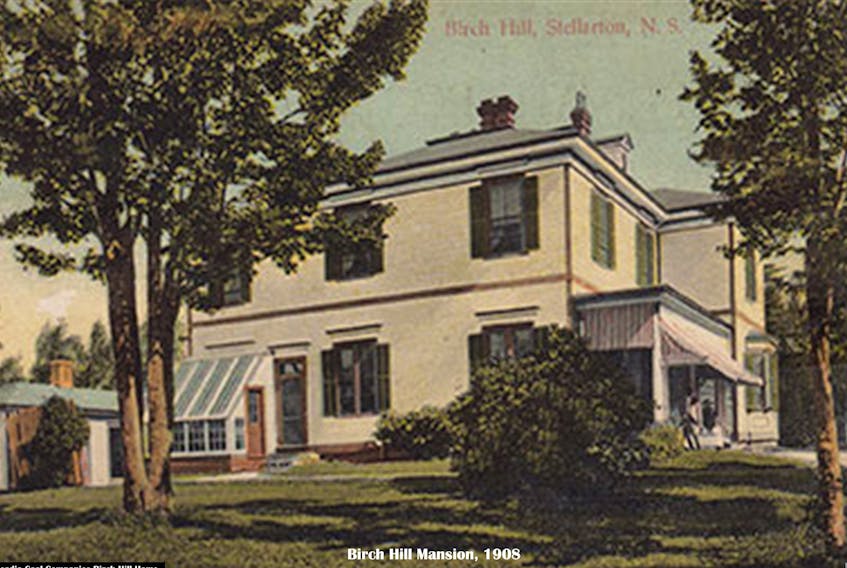 Birch Hill House in Stellarton as it looked in 1908.