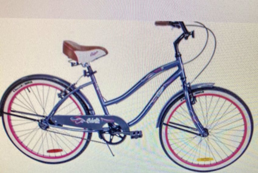 New Glasgow police say a girl's bike that looked like this was stolen from a New Glasgow shed.