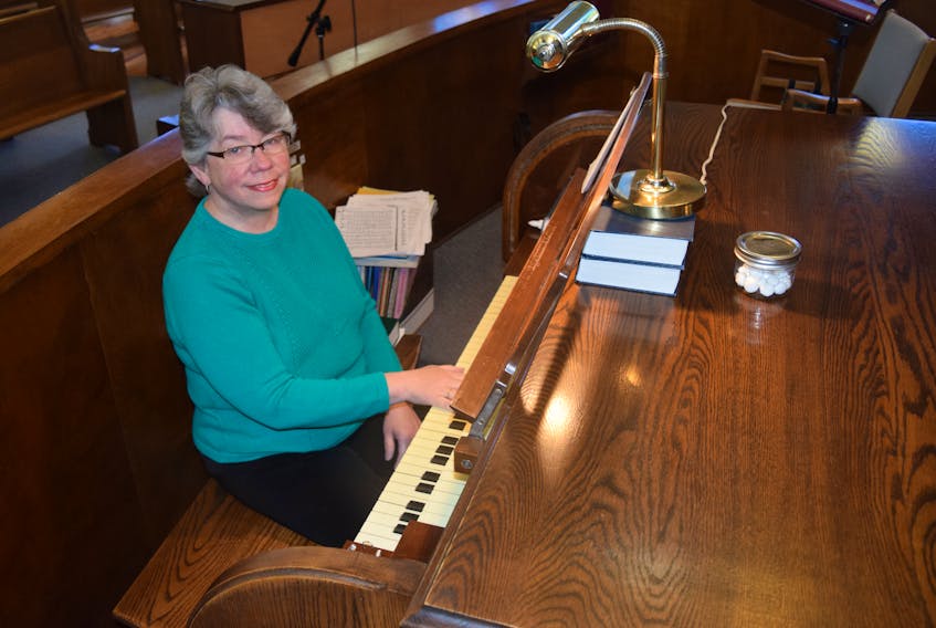 Sandra Johnson has been playing the chimes for people to enjoy during the COVID-19 pandemic.