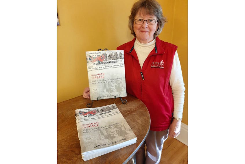 Jean MacKay is the project co-ordinator of 1919: P.E.I. Soldiers Return from The Great War. It has made the 2019 shortlist for the Governor General’s History Award for Excellence in Community Programming.