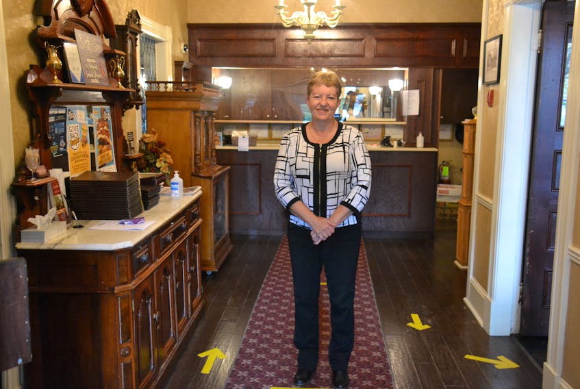 Pat Sands, manager of the Dundee Arms Inn and Restaurant, has worked at the inn for 40 years. The inn will close its doors for the season in October for the first time since Sands began working there.