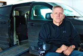 Paul Cudmore’s wheelchair accessible van broke down in January. He wants the city of Charlottetown to mandate accessible taxis so to avoid situations like the one he had.