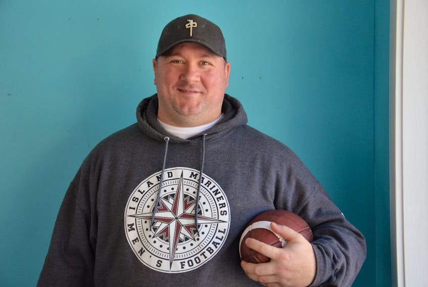 Mike Miller is the head coach of the Island Mariners of the Maritime Football League. The Mariners are relocating to Eric Johnston Field in Summerside for the 2020 season.