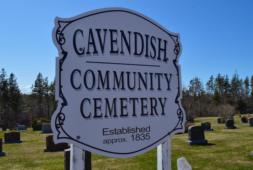 The Cavendish Community Cemetery is found at the intersection of Route 13 and Route 6 in Cavendish. It is the final resting place of author L.M. Montgomery. - Alison Jenkins/Local Journalism Initiative Reporter