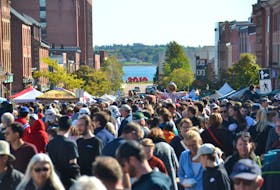 Hundreds from across P.E.I. gather for Farm Day in the City on Queen Street in Charlottetown on Oct. 6.