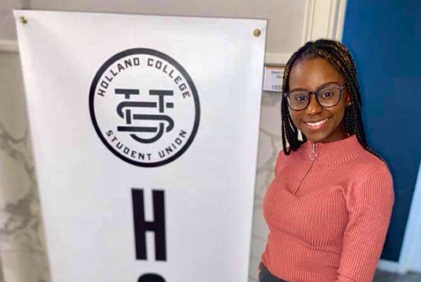 Holland College student union president Chryshawnda Adams says students have been feeling disconnected to their school while COVID-19 restrictions are limiting social gatherings.