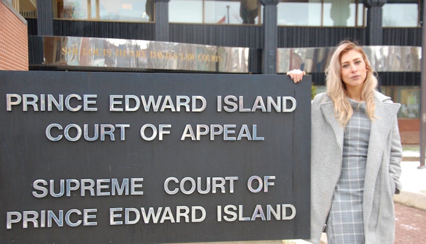 Hannah Povey of Stratford says having a domestic violence case against her former partner come to a resolution Friday is a "huge relief". William Wesley Gunning was sentenced in P.E.I. Supreme Court to two years less a day on a number of chrages stemming from his abuse of Povey.