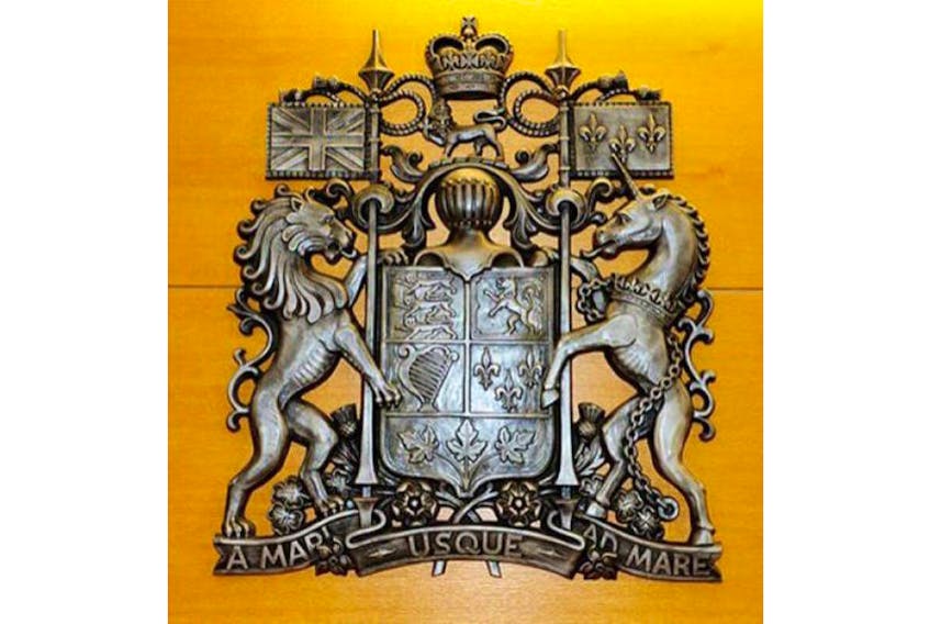 The crest at Prince Edward Island Supreme Court.