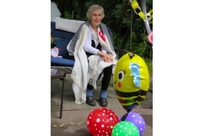 Helen Stewart MacRae recently celebrated her 94th birthday.