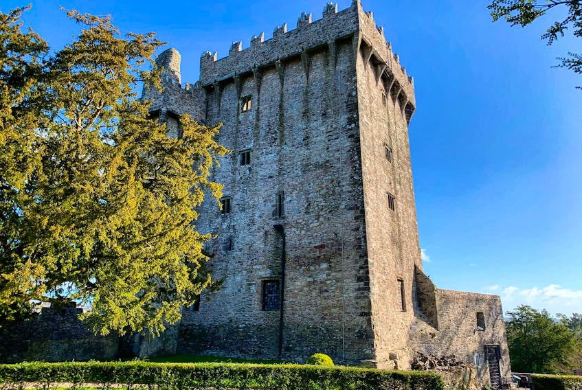 This view of the medieval structure near Cork, Ireland, which holds the legendary Blarney stone, is from the Blarney Castle Facebook page.