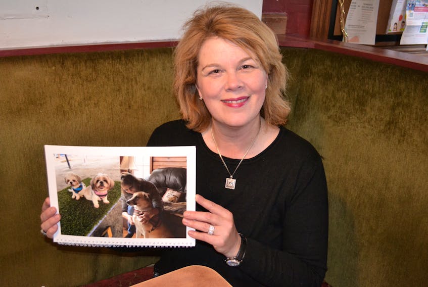 P.E.I. native Susan Stevenson shows three of the dogs she rescued in 2019 off the streets in Bahrain and re-homed in Canada through Rays of Hope. The organization is run by Emtinan Zidany.