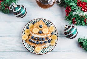 Crèpes are delicious for a Christmas brunch, whether they are served dressed up for the season or simply with some favourite toppings.