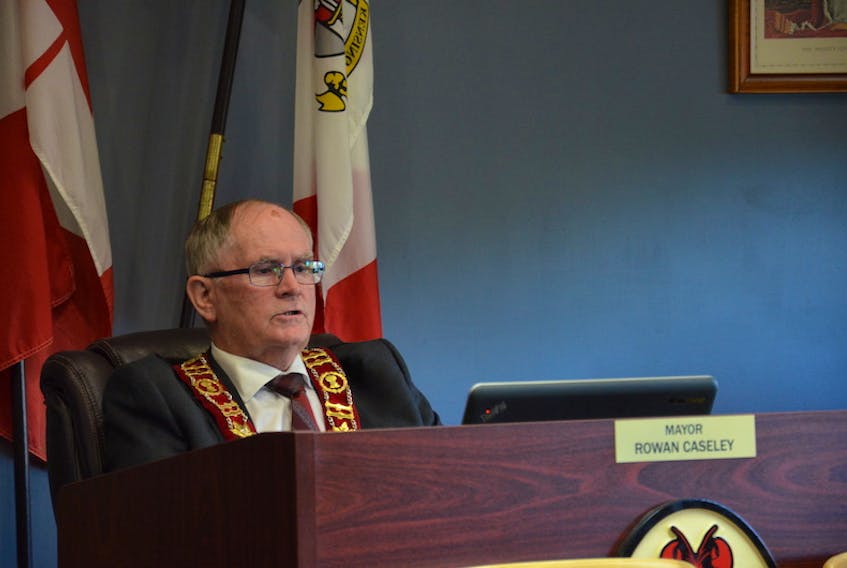Kensington Mayor Rowan Caseley during Monday night’s monthly council meeting.