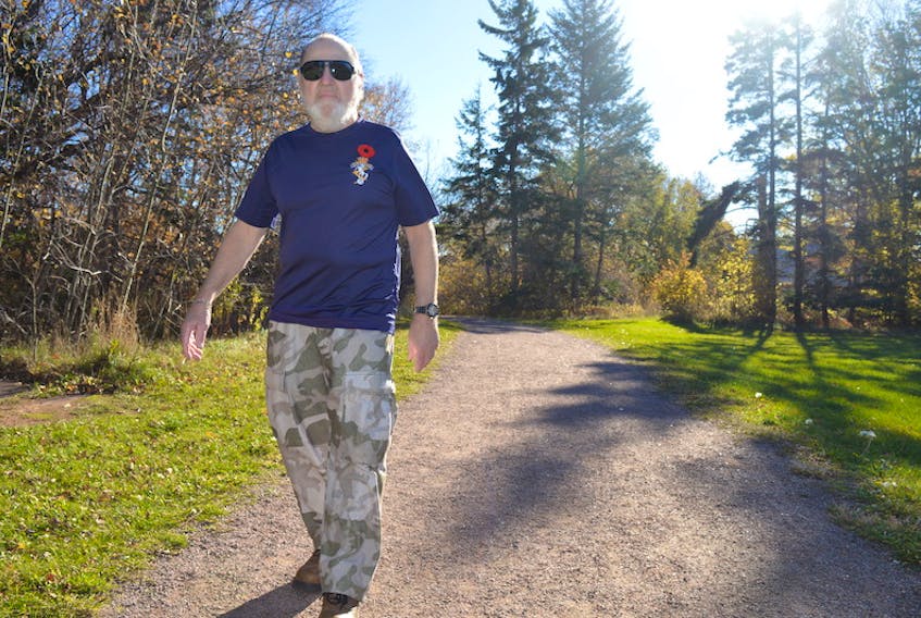 Simon Lemay of North Rustico, who enjoys walking the trails in the P.E.I. National Park, says there are still too many dog owners walking their pets off leash.