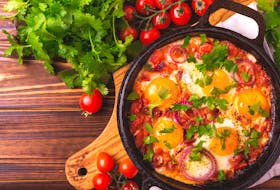 Food columnist Margaret Prouse provides a Shakshuka recipe to mix up the weekly cooking routine. The word Shakshuka literally  means “all mixed up” in Hebrew. It is an egg-based dish that is widely served for breakfast in some Middle East countries.
