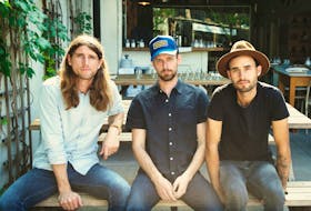 The East Pointers will play the Sunday Evening Big Hill Stage at the Rollo Bay Fiddle Festival on July 21 at 7 p.m. The festival runs July 19-21 in Rollo Bay, P.E.I. From left are Koady Chaisson, Jake Charron and Tim Chaisson.