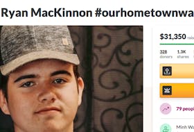 More than $30,000 had already been donated to an online fundraiser for O'Leary teen Ryan MacKinnon by Thursday afternoon.