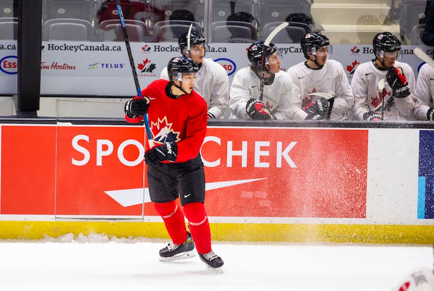 Cornwall's Jordan Spence will play for Team Canada at the world junior hockey tournament in Alberta. Rob Wallator/Hockey Canada Images