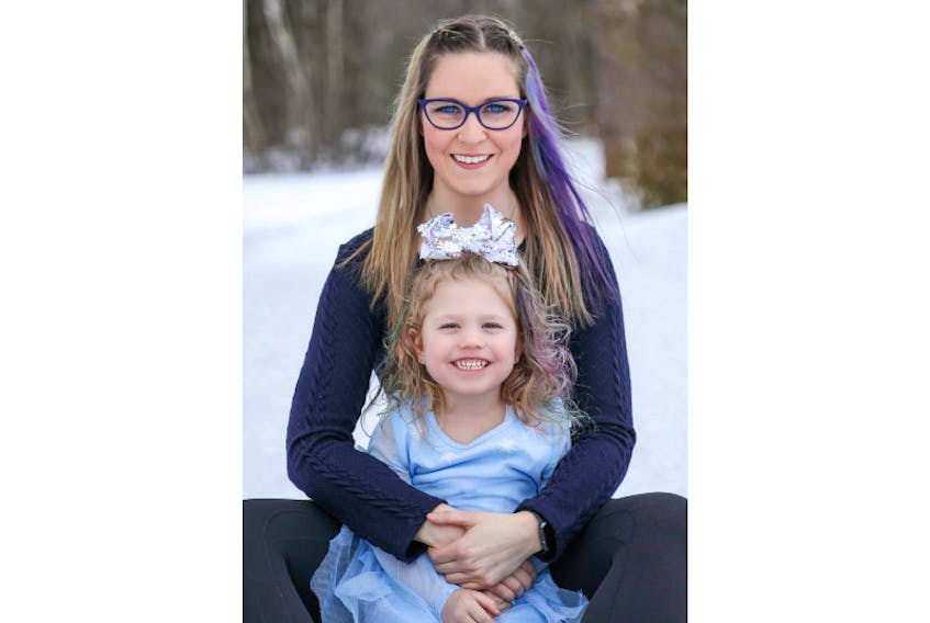 Sarah Newman of Charlottetown, pictured with her daughter, Jessa, in this undated photo, is trying to boost awareness of the upcoming 2020 Atlantic Virtual Kidney Walk on Sept. 27.