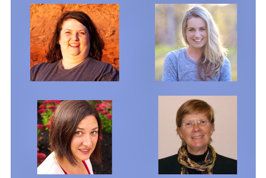 The 2020 PEIBWA micro grant recipients include Renée Durant (Jaxon Naturals), Tracey Gairns Brioux (reset breathe fitness), Amy Seymour (Hive & Hollow) and Patricia Uptegrove.