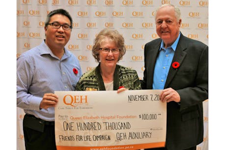 QEH Auxiliary gives $100,000 gift