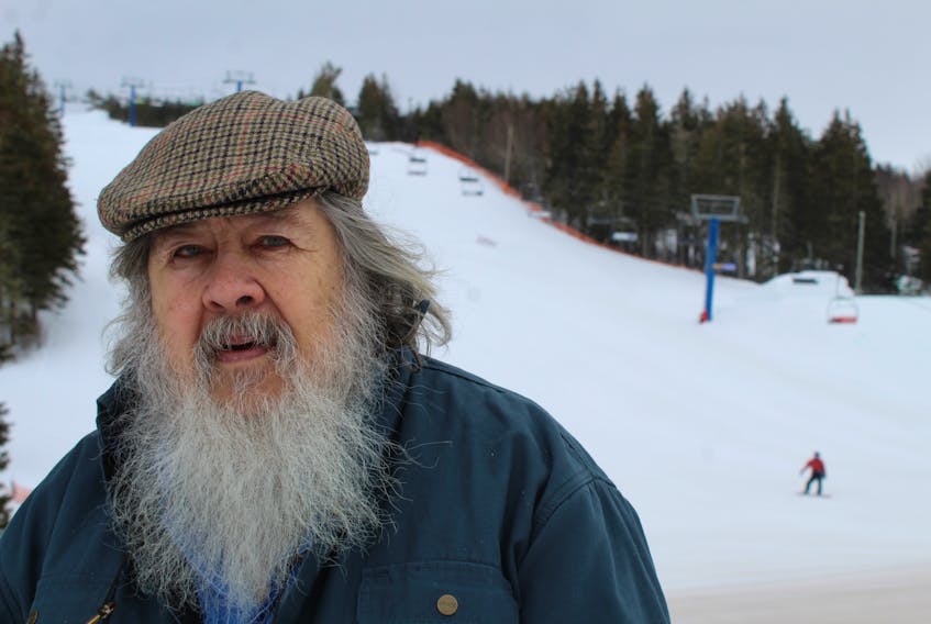 Paul Smitz stands outside the Mark Arendz Provincial Ski Park at Brookvale.