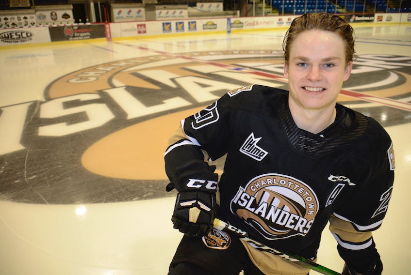 Thomas Casey is in his fourth and final season of junior hockey with hometown team, the Charlottetown Islanders.