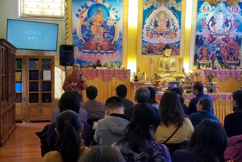 Monks at the Great Enlightenment Buddhist Institute Society lead an open house last Winter of a Monastery in Kings County. A GEBIS-affiliate private school has been the subject of questions from the opposition Greens this week in the legislature.