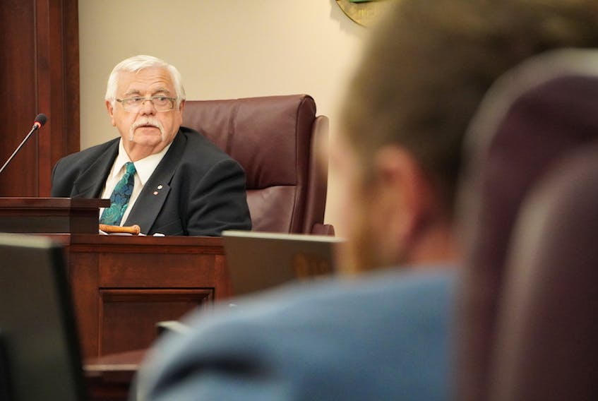 Summerside mayor Basil Stewart made a public apology during city council's regular meeting at city hall on Sept. 21.
