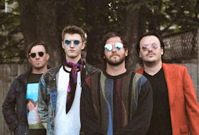 P.E.I.’s Arsenal Mills, a rock and blues band, features, from left, André Uyterlinde, Griffen Arsenault, Brad Milligan and Josh MacNeil. The band just released its second single, The Bleeding Heart.