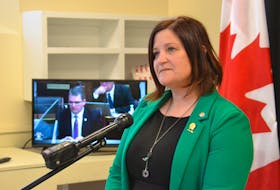 Green MLA Karla Bernard questioned Justice Minister Bloyce Thompson on Tuesday about delays in implementation fo the third option program